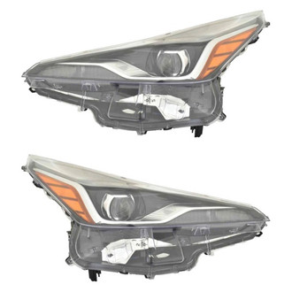 Replace® - Driver and Passenger Side Replacement Headlight Set (CAPA Certified)