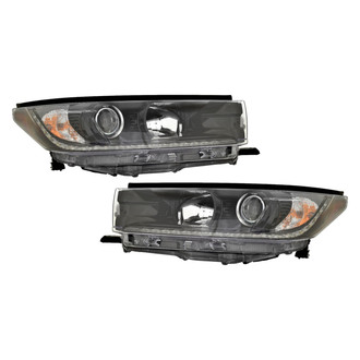 Replace® - Driver and Passenger Side Replacement Headlight Set (CAPA Certified)