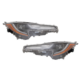 Replace® - Driver and Passenger Side Replacement Headlight Set (Standard Line)