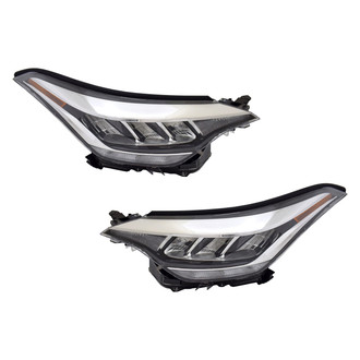 Replace® - Driver and Passenger Side Replacement Headlight Set (Standard Line)