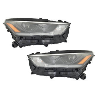 Replace® - Driver and Passenger Side Replacement Headlight Set (CAPA Certified)