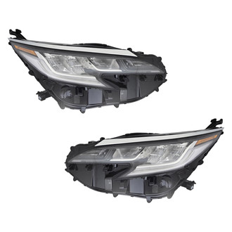 Replace® - Driver and Passenger Side Replacement Headlight Set (CAPA Certified)