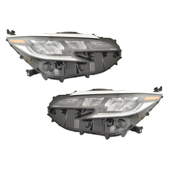 Replace® - Driver and Passenger Side Replacement Headlight Set (CAPA Certified)