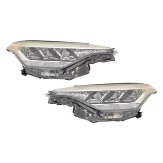 Replace® - Driver and Passenger Side Replacement Headlight Set (CAPA Certified)