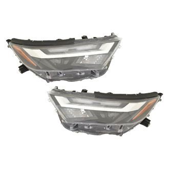 Replace® - Driver and Passenger Side Replacement Headlight Set (Standard Line)