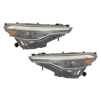 Replace® - Driver and Passenger Side Replacement Headlight Set (Standard Line)