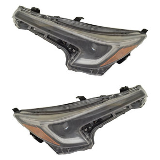 Replace® - Driver and Passenger Side Replacement Headlight Set (Standard Line)