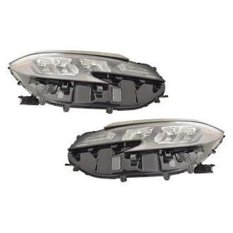 Replace® - Driver and Passenger Side Replacement Headlight Set (Standard Line)