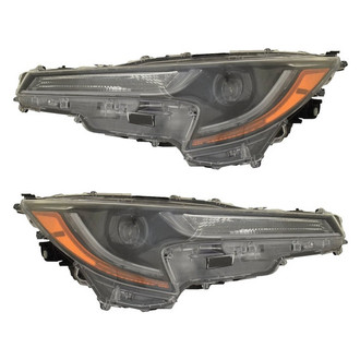 Replace® - Driver and Passenger Side Replacement Headlight Set (CAPA Certified)