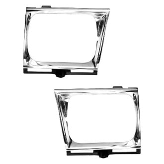 Replace® - Driver and Passenger Side Headlight Bezel Set (Standard Line)