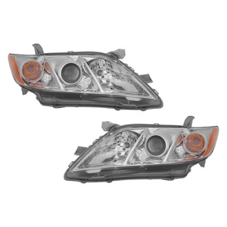 Replace® - Driver and Passenger Side Replacement Headlight Set Lens and Housing (CAPA Certified)