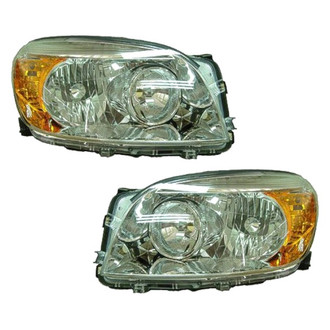 Replace® - Driver and Passenger Side Replacement Headlight Set Lens and Housing (Value Line)