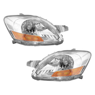 Replace® - Driver and Passenger Side Replacement Headlight Set Lens and Housing (CAPA Certified)