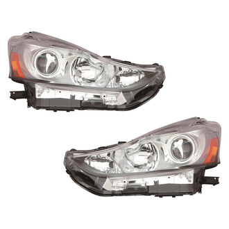 Replace® - Driver and Passenger Side Replacement Headlight Set (CAPA Certified)