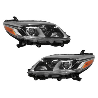Replace® - Driver and Passenger Side Replacement Headlight Set Lens and Housing (CAPA Certified)