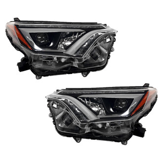 Replace® - Driver and Passenger Side Replacement Headlight Set Lens and Housing (CAPA Certified)