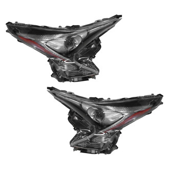 Replace® - Driver and Passenger Side Replacement Headlight Set (CAPA Certified)