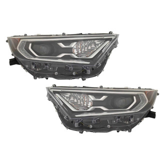 Replace® - Driver and Passenger Side Replacement Headlight Set (CAPA Certified)