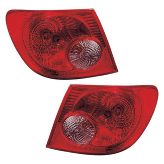 Replace® - Driver and Passenger Side Outer Replacement Tail Lights (CAPA Certified)