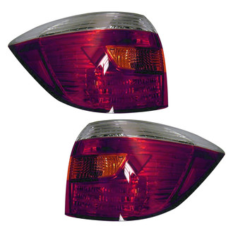 Replace® - Driver and Passenger Side Replacement Tail Light Lens and Housings (CAPA Certified)