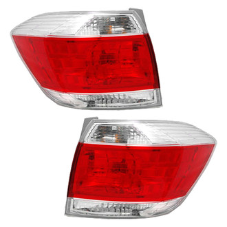 Replace® - Driver and Passenger Side Replacement Tail Lights (Standard Line)