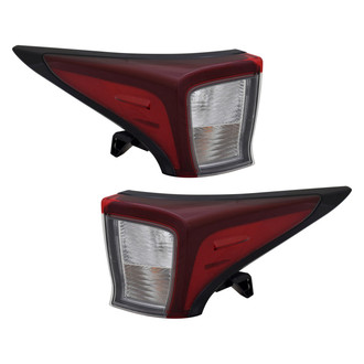 Replace® - Driver and Passenger Side Upper Replacement Tail Lights (CAPA Certified)