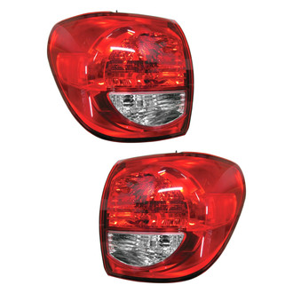 Replace® - Driver and Passenger Side Outer Replacement Tail Lights (CAPA Certified)