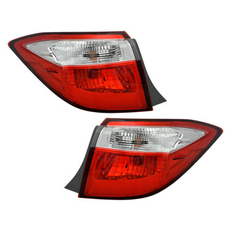 Replace® - Driver and Passenger Side Outer Replacement Tail Lights (CAPA Certified)