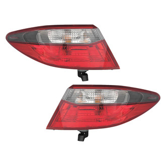 Replace® - Driver and Passenger Side Outer Replacement Tail Lights (CAPA Certified)