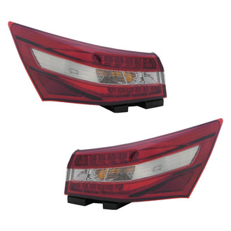Replace® - Driver and Passenger Side Outer Replacement Tail Lights (CAPA Certified)
