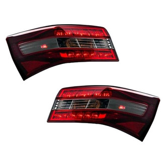 Replace® - Black Factory Tail Lights