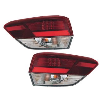 Replace® - Driver and Passenger Side Outer Replacement Tail Lights (Value Line)