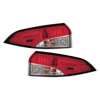Replace® - Driver and Passenger Side Outer Replacement Tail Lights (Standard Line)