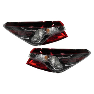 Replace® - Driver and Passenger Side Outer Replacement Tail Lights (CAPA Certified)