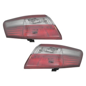 Replace® - Driver and Passenger Side Outer Replacement Tail Light Lens and Housings (Standard Line)