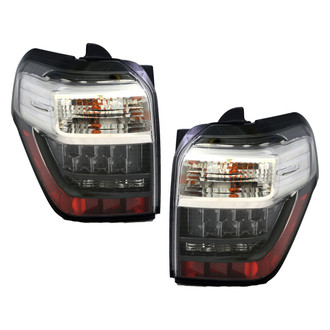 Replace® - Black Factory Tail Lights
