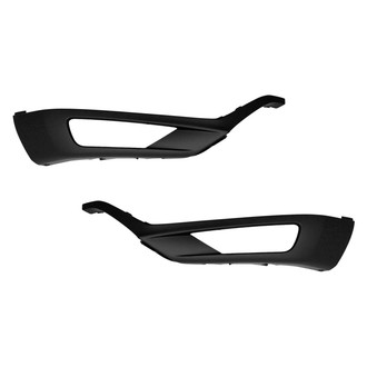 Replace® - Front Outer Driver and Passenger Side Bumper Spoiler Set (CAPA Certified)
