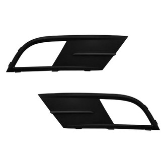 Replace® - Front Outer Driver and Passenger Side Fog Light Bezel Set (CAPA Certified)