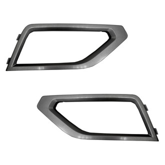 Replace® - Front Outer Driver and Passenger Side Fog Light Bezel Set (Standard Line)