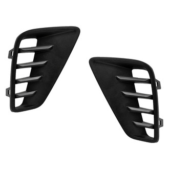Replace® - Front Outer Driver and Passenger Side Bumper Cover Grille Set (Standard Line)