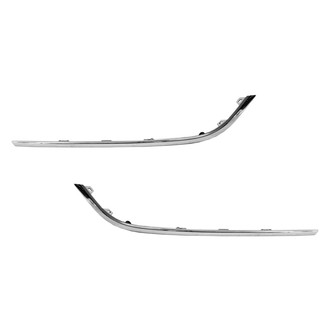Replace® - Front Driver and Passenger Side Bumper Cover Molding Set (Standard Line)