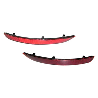 Replace® - Rear Driver and Passenger Side Bumper Reflector Set (Standard Line)