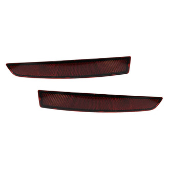 Replace® - Rear Driver and Passenger Side Bumper Reflector Set (CAPA Certified)