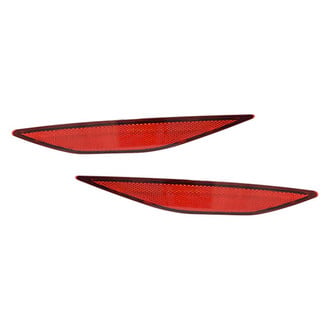 Replace® - Rear Driver and Passenger Side Bumper Reflector Set (CAPA Certified)