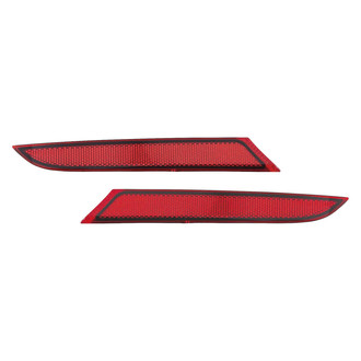 Replace® - Rear Driver and Passenger Side Bumper Reflector Set (CAPA Certified)