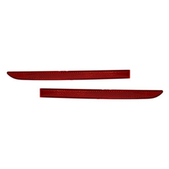 Replace® - Rear Driver and Passenger Side Bumper Reflector Set (CAPA Certified)
