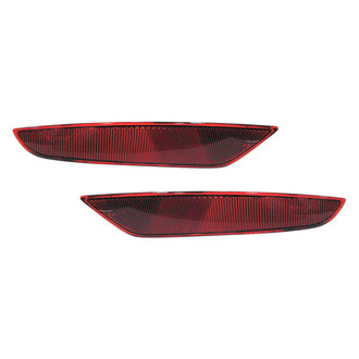 Replace® - Rear Driver and Passenger Side Bumper Reflector Set (Standard Line)