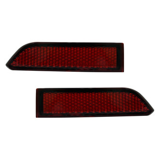 Replace® - Rear Outer Driver and Passenger Side Bumper Reflector Set (CAPA Certified)