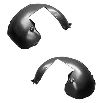 Replace® - Front Rearward Driver and Passenger Side Fender Liner Rear Section Set (Standard Line)