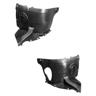 Replace® - Front Driver and Passenger Side Fender Liner Front Section Set (Standard Line)